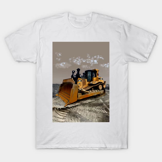 Bulldozer T-Shirt by GalartCreations